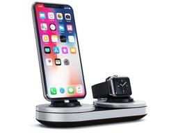 Зарядная станция Satechi Smart Dual Charging Station поможет одновременно зарядить iPhone и Apple Watch