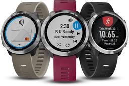 Часы для бега Garmin Forerunner 645 Music со встроенным проигрывателем поддерживают систему бесконтактных платежей Garmin Pay