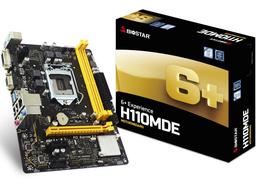 Системная плата Biostar H110MDE выполнена в типоразмере microATX