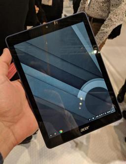 Опубликовано «живое фото» планшета Acer с Chrome OS