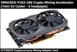 Inno3D Nvidia P102-100 — майнинговый графический ускоритель с 3200 ядрами CUDA и памятью GDDR5X