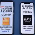 12 против 4 ГБ ОЗУ. Samsung S20 Ultra и iPhone 11 Pro Max сравнили по скорости 