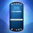 Samsung показала первый смартфон с овальным дисплеем