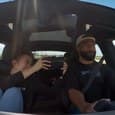 Реакция обычной семьи на безумное ускорение Tesla Model S Plaid