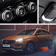 Это лучшая из объявленных комплектаций: Lada Vesta NG Luxe получила обогреваемый кожаный руль, камеру заднего вида и глубокую тонировку