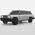 Cybertruck по-русски. В России запатентовали ВАЗ-2104 в стилистике Tesla Cybertruck