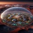 Илон Маск планирует построить марсианский город под гигантским куполом. Едой людей обеспечит производитель растительного мяса Impossible Foods
