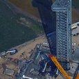 Увеличенный Starship нового поколения будет стартовать отсюда: появилось эффектное фото второй площадки Starbase с Mechazilla