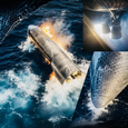 Starship впервые засняли из космоса после приводнения: корабль Маска проплыл уже 100 км и не собирается тонуть