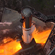33 двигателя Raptor отработали 14 секунд на полной мощности: SpaceX опубликовала захватывающие кадры прожига ускорителя Super Heavy V3