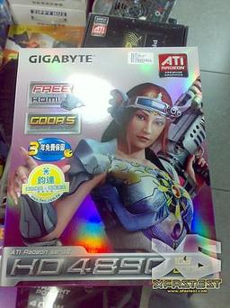 GIGABYTE GV-R489-1GH-B — один из первых готовых адаптеров на AMD Radeon HD 4890 (RV790)