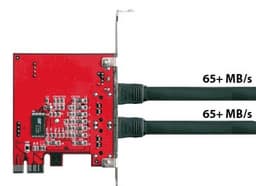 Адаптер MaxExpress eSATA для PowerMac с PCI/E