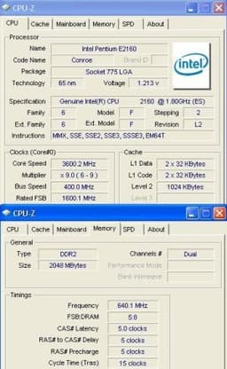 Pentium E2160: еще не вышедший процессор становится фаворитом любителей разгона