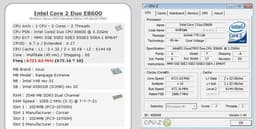 Пока не вышедший процессор Core 2 Duo E8600 разогнан более, чем вдвое