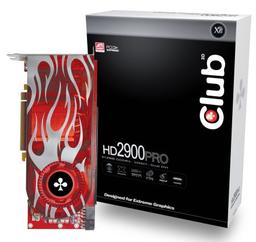 Club 3D анонс графического адаптера AMD HD 2900 Pro