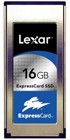 Lexar: 16-Гб ExpressCard SSD для владельцев ноутбуков