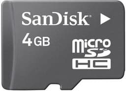 SanDisk анонсирует 4-Гб карты microSD и 8-Гб модуль iNAND