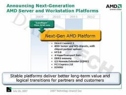 AMD говорит об Octal-Core Opteron — 8-ядерных решениях на ядре Sandtiger