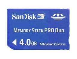 SanDisk демонстрирует 4-гигабайтную карточку Memory Stick PRO Duo