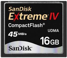 SanDisk Extreme IV CompactFlash — «двойная емкость и увеличенная скорость»