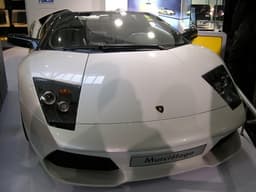 CeBIT 2007. ASUS, Part 2: Motherboards, AquaTank, Monitors, And... Lamborghini Murcielago