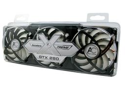 Accelero XTREME GTX 280 — известный большой кулер, который годится и для карт серий GeForce GTX 260, GTX 280, GTX 285