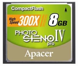 Apacer Photo Steno Pro IV 300X CF: скоростные и ёмкие карты памяти для фотографов