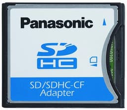 Panasonic подготовила CF-адаптер для карт памяти стандарта SDHC