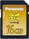 Маленькая, но емкая — 16-Гб карточка Panasonic формата SDHC 