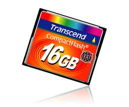 Transcend Releases 16GB 133X CompactFlash Card