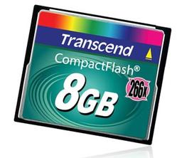 Много и быстро: Transcend выпускает карточки памяти Ultra-Speed CompactFlash 266X объемом 8 Гб