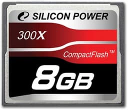 Карточки Silicon Power Compact Flash для фотографов: скорость - 300X, объем - до 8 Гб