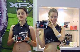 Фоторепортаж с выставки Computex, стенд XFX, видеокарты 