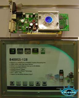 GeForce 8400 GS и 8300 GS: DX10 по цене менее 50 долларов в исполнении Foxconn