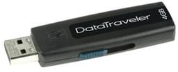 USB-накопитель Kingston Technology DataTraveler 100: объем до 8 Гб и выдвижной разъем