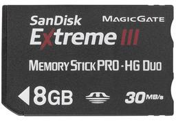 Быстрая карта памяти SanDisk Extreme III Memory Stick PRO-HG Duo — 8-ГБ мечта фотолюбителя и профессионала