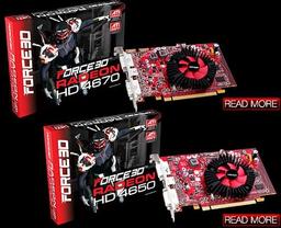 Force3D представила свои версии адаптеров Radeon HD 4650 и 4670