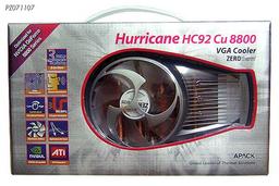 ZEROtherm Hurricane HC92 Cu 8800 — стильный и эффективный кулер для GeForce 8800GT с разгоном и не только