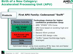 Платформа AMD Swift: на смену CPU+GPU может прийти один мощный APU