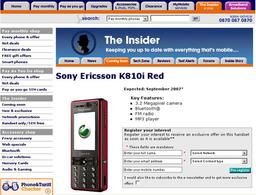 Sony Ericsson K810i Red будет доступен уже осенью?