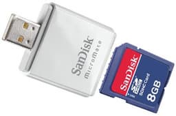 У SanDisk становится традицией комплектовать карточки SDHC бесплатными «картоводами»