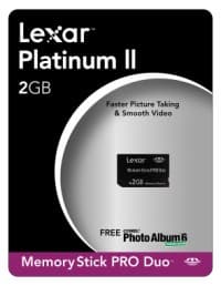 Новые карточки форматов CompactFlash и Memory Stick PRO Duo полнили семейство Lexar Platinum II