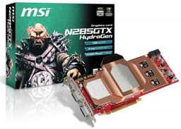 Дебютировала 3D-карта MSI GeForce GTX 285 HydroGen OC: водяное охлаждение и повышенные частоты