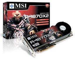 MSI выпустила пару ускорителей Radeon HD 4870 X2, стандартный и разогнанный