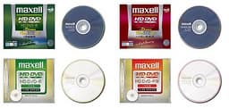 Hitachi-Maxell приступили к выпуску своих дисков стандартов HD DVD-RW, HD DVD-R DL