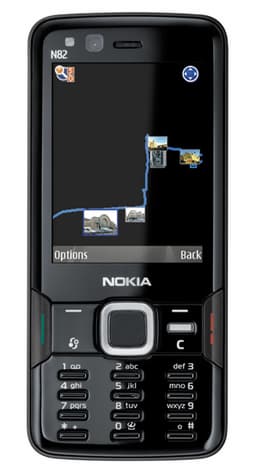 Nokia N82 in black – фотографируй с географическими метками