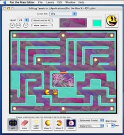 Выпущен редактор уровней для Pacman-клонов на Macintosh