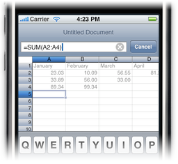 Mariner Calc — редактор файлов Excel на iPhone