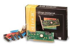 В SAS-адаптерах для шины PCI-X появляется аппаратная поддержка RAID