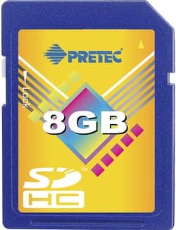 Pretec представила карты памяти SDHC рекордной емкости - 8 Гб